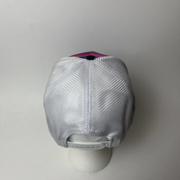 Troxel Trucker Hat Cap Aztec Print Black Pink Blue White Equestrian Horse Riding - Picture 4 of 12